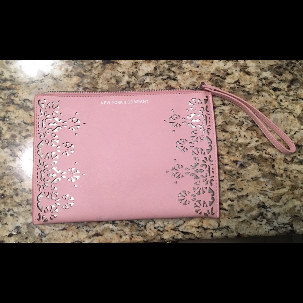 Pink New York & Company Clutch